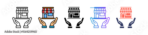 Franchisor multiple icon