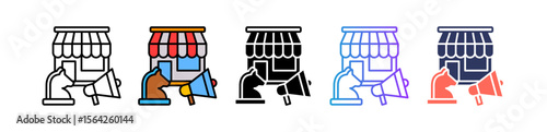 Marketing Strategies multiple icon