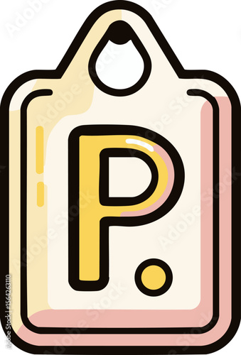 fullshot_of_a_tag_icon_the_background_color_should_be_whi