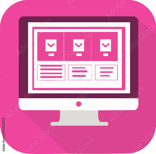 fullshot_of_a_magenta_icon_the_background_color_should_be_whi