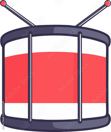 fullshot_of_a_drum_icon_the_background_color_should_be_whi
