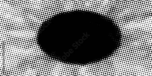 half tone radial pattern background vector