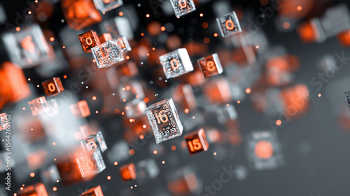 Data scientist machine learning optimization. Digital symbols illustrating optimization concepts and technology themes.