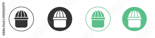 Hand Juicer icon symbol illustration doodle set. EPS10