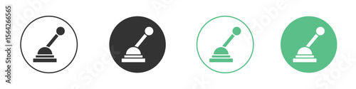 Lever icon symbol illustration doodle set. EPS10