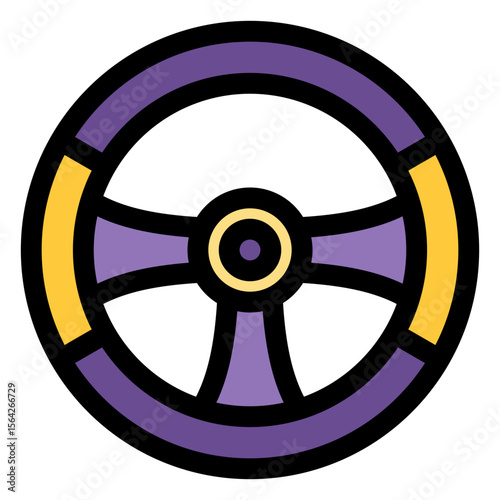 steering wheel icon