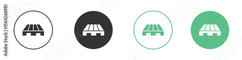 Pallet icon symbol illustration doodle set. EPS10