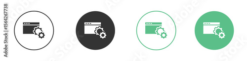 Software icon symbol illustration doodle set. EPS10
