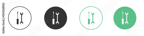 Tools icon symbol illustration doodle set. EPS10
