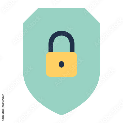 padlock with shield icon