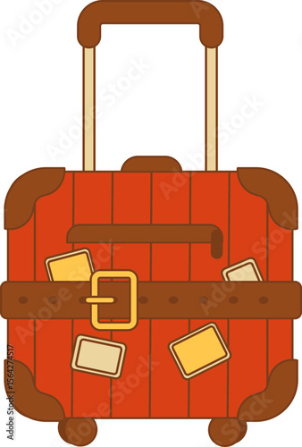 carrier bag items hand drawn illustration