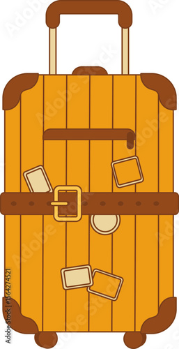 carrier bag items hand drawn illustration