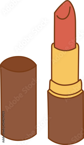 lipstick hand drawn illustration