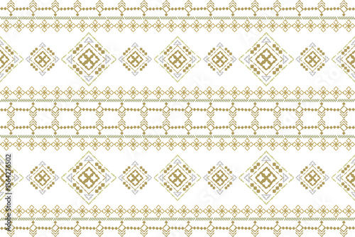 Hand-drawn Navajo tribal seamless vector pattern with imperfect lines and vintage colors.  boho geometric ornaments, and traditional woven rugs. for fabric, home decor.