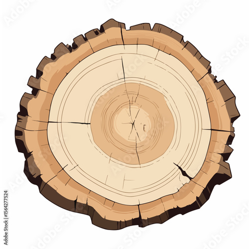 cross section of tree trunk
