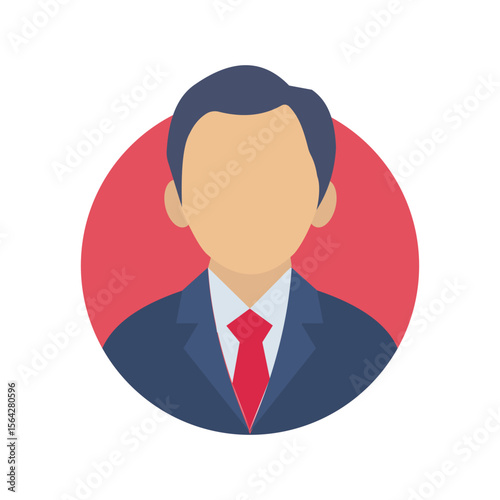 User Employee Icon. Icon for web and Apps. Corporate, Office, Manager. Stock Illustration