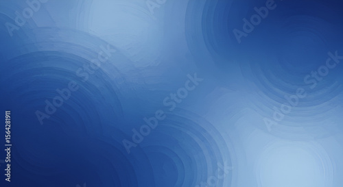 Abstract gradient background with wavy shapes and smooth transitions of blue colors