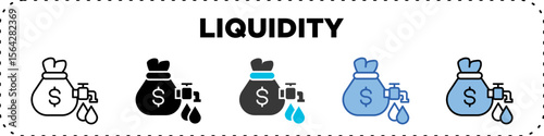 Liquidity Icon Pack Line Glyph