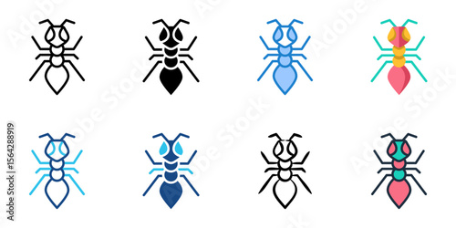 Ant icon set multiple style collection 
