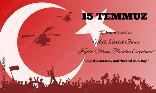 15 july vector background