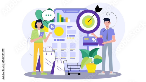 Online shopping success with happy customers, showcasing individuals joyfully receiving and unboxing their products. Suitable for ecommerce websites and marketing materials.