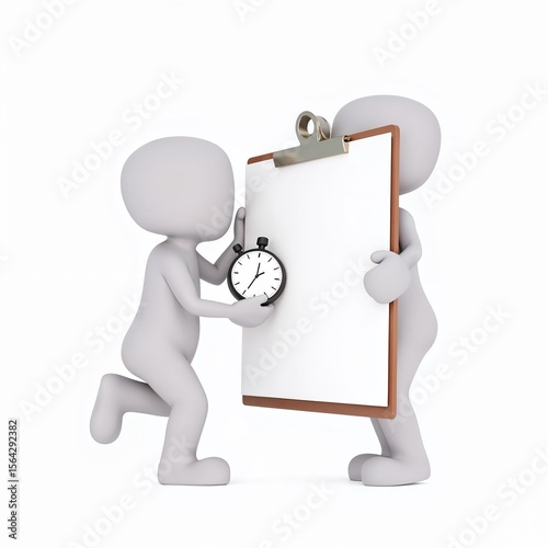 Whistle with stopwatch and clipboard