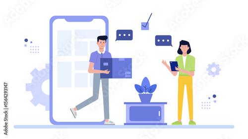 Online package delivery confirmation suitable for websites, blogs, ecommerce platforms, logistics companies, parcel services, delivery tracking systems.