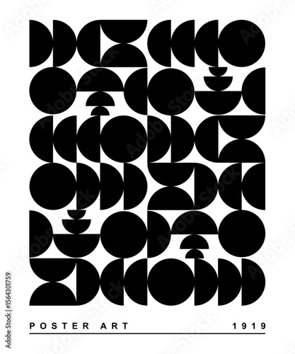 Bauhaus design. Icon. Branding. Vintage style interior