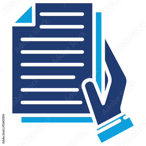 Documentation Flat Blue Icon