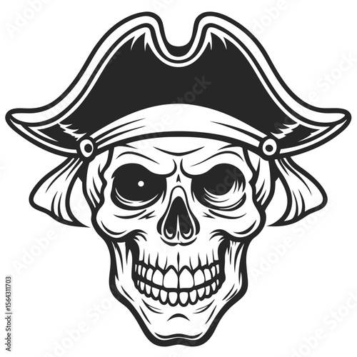 beautiful vintage skull vector art