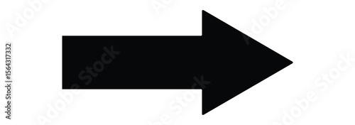 Long arrow.  Black arrow pointing left. Black arrow icon. Straight long arrow pointing. Vector black long arrow icon. Thin long arrow vector icon. a solid long arrow pointing , on a white background.