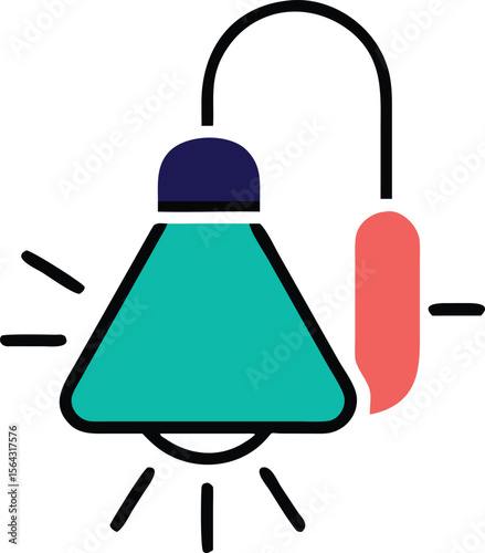 Hanging pendant lamp Icon. Hanging lamp icon vector on trendy design. Hang lamp icon or logo isolated sign symbol vector illustration - high quality black style vector icons.
 