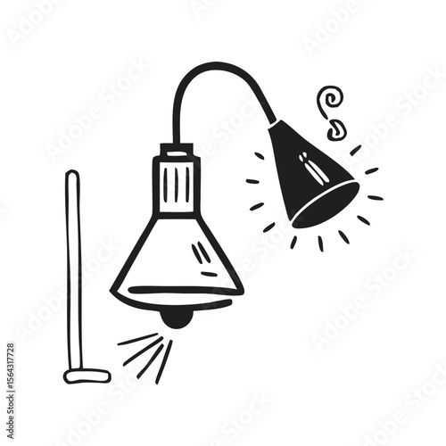 Hanging pendant lamp Icon. Hanging lamp icon vector on trendy design. Hang lamp icon or logo isolated sign symbol vector illustration - high quality black style vector icons.
 
