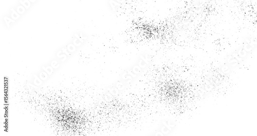 Abstract grunge texture effect, scratch and dust particle grain on white  Vintage grunge paper texture isolated. Old worn overlay distressed background.