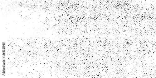 Dirty or dust film grain speck grit grunge overlay on white background grain noise particles. black and white gritty grunge background. black and white rough vintage distress  vector illustration 