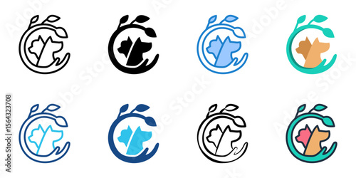 Sanctuary icon set multiple style collection 
