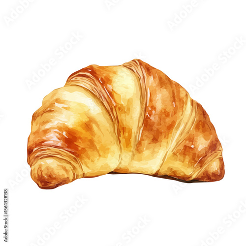My Watercolor illustration with pastry painting isolated on a white background, illustration, AI painting design, vector set, eps format, My illustration design