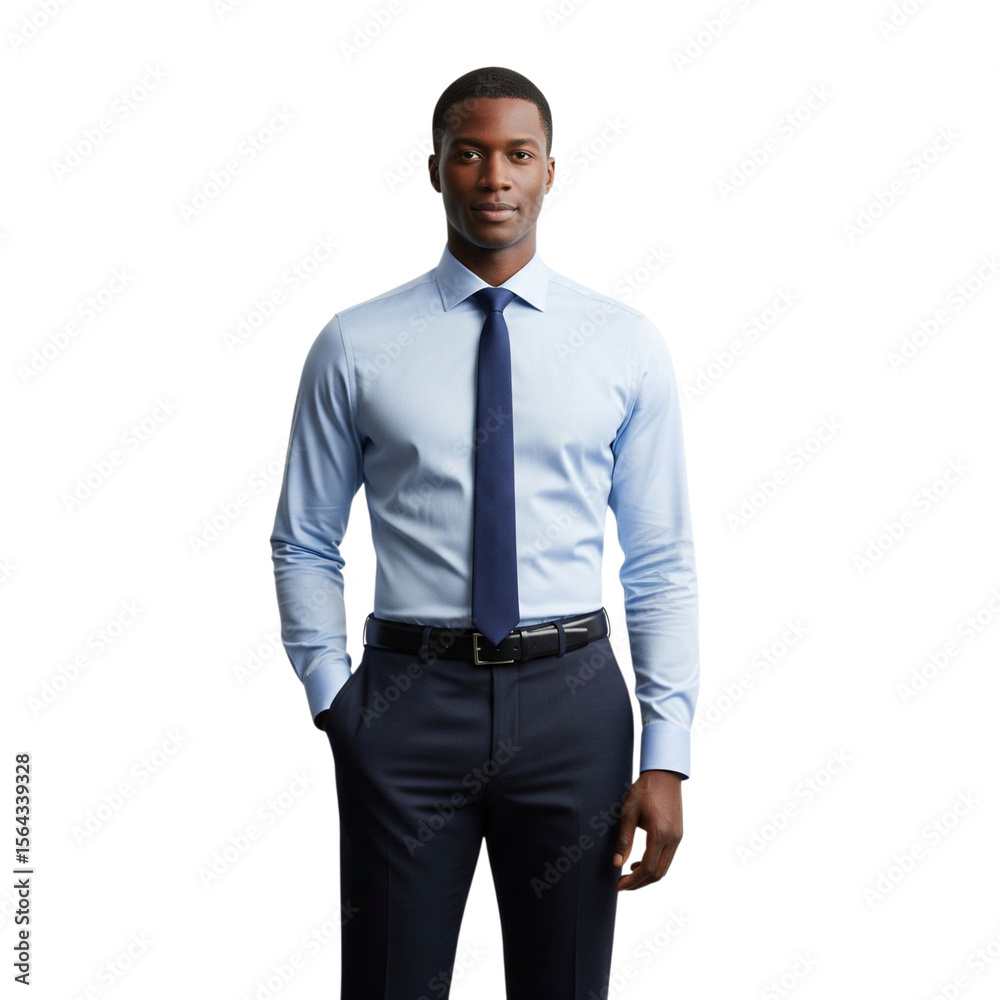 Fototapeta premium African american businessman isolated
