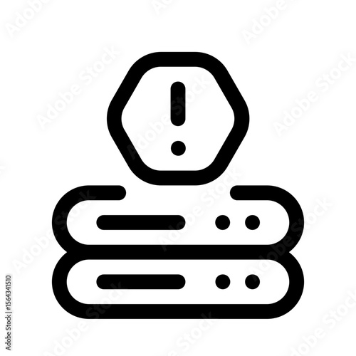 breakdown icon with line style, perfect for user interface projects