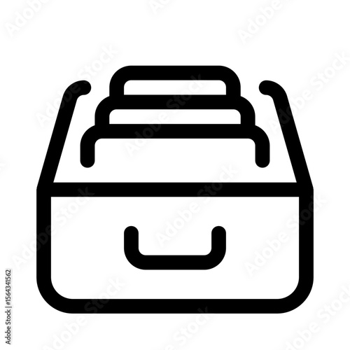 sheaf icon with line style, perfect for user interface projects