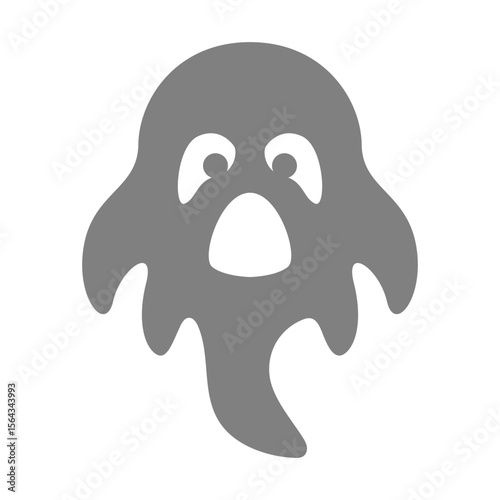 Ghost icon logo design