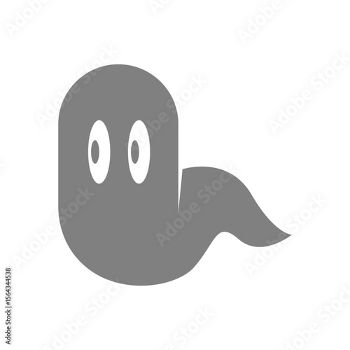 Ghost icon logo design