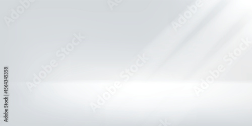 3D white cylindrical podium pedestal background with cube pedestal, Clean empty wall scene. Minimal mockup or abstract product display presentation