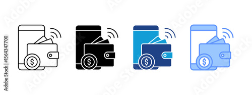 Ewallet Multipel Icon Set.