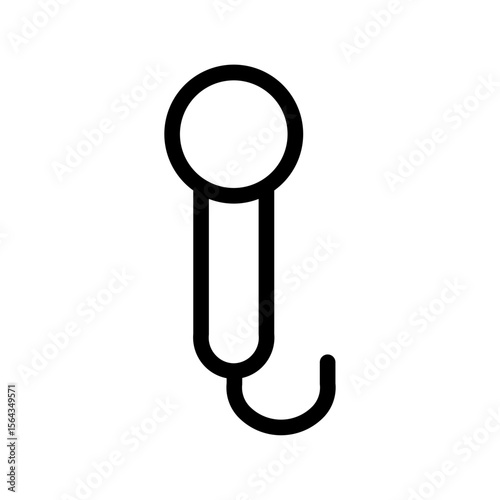 microphone line icon