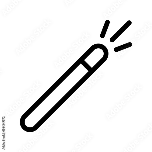 magic wand line icon