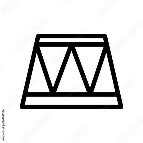 podium line icon