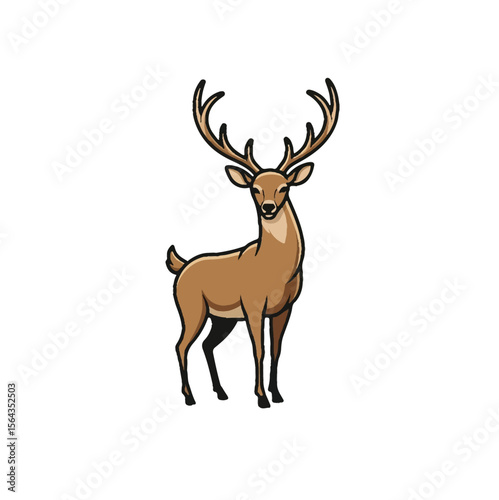 deer silhouette vector, deer, animal, silhouette, vector, mammal, illustration, wild, nature, cartoon