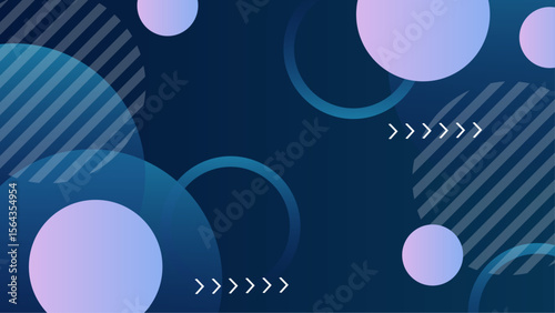Abstract blue circles and diagonal lines create a vibrant and dynamic design perfect for backgrounds, digital art, and modern concepts.