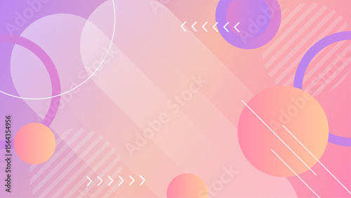 Abstract pink purple circles and lines for backgrounds, textiles, and design projects needing vibrant, colorful patterns in a modern style.